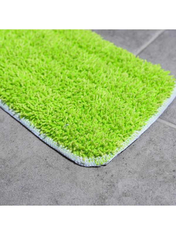 Швабра для мытья пола с распылителем Доляна, насадка из микрофибры 38×10 см, дополнительная насадка для мойки стёкол, ручка 120 см