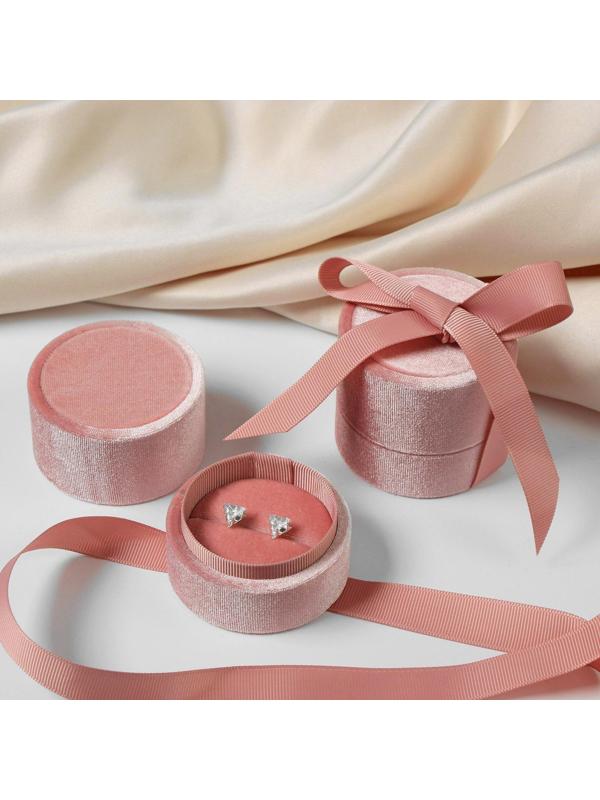 Футляр из корейского бархата под серьги/кольцо 