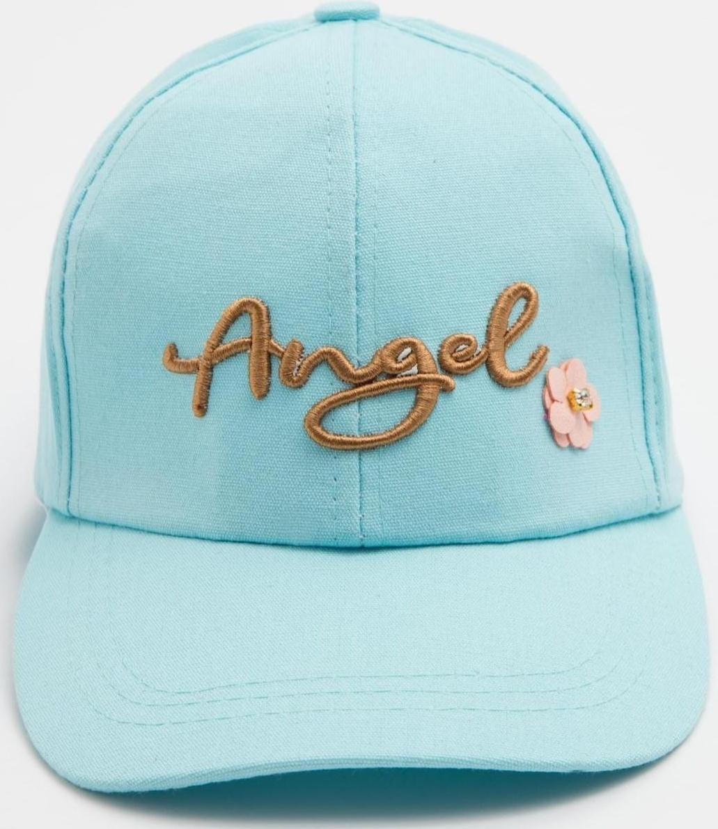 Бейсболка для девочек MINAKU,цв.голубой,р-р 52 см