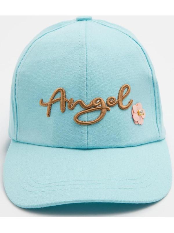 Бейсболка для девочек MINAKU,цв.голубой,р-р 52 см