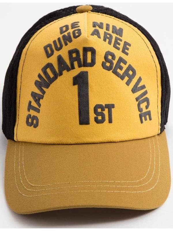 Бейсболка для мальчика MINAKU, цвет желтый,р-р 52 см