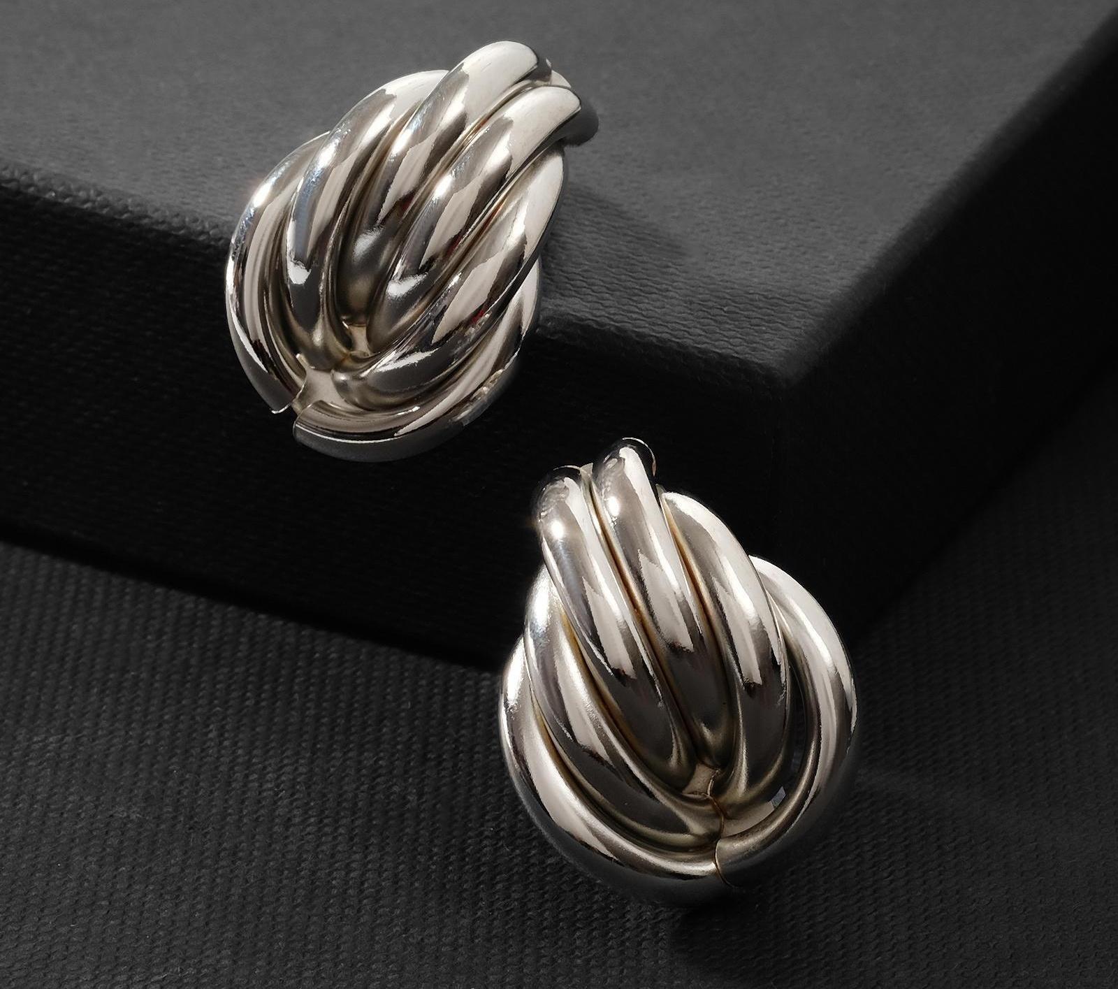 Серьги металл 