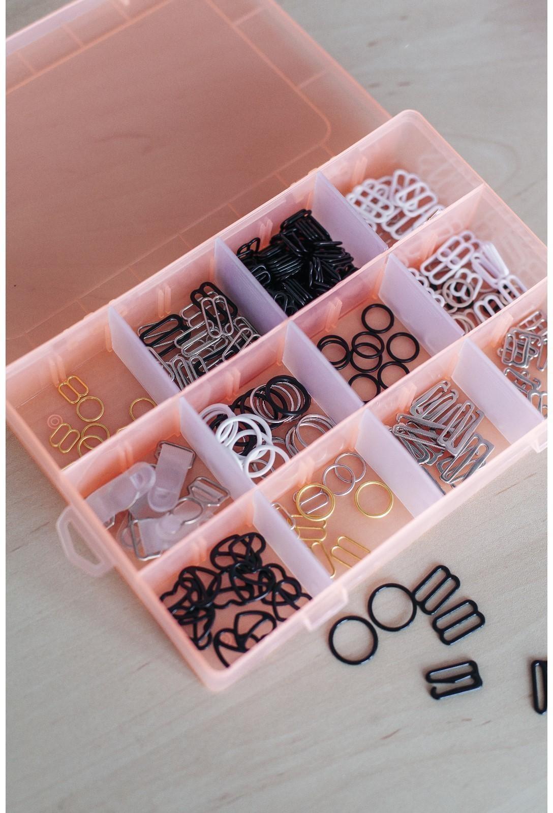 Кольцо для бретелей, металлическое, 10 мм, 20 шт, цвет розовое золото