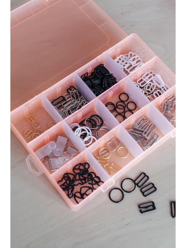 Кольцо для бретелей, металлическое, 10 мм, 20 шт, цвет розовое золото