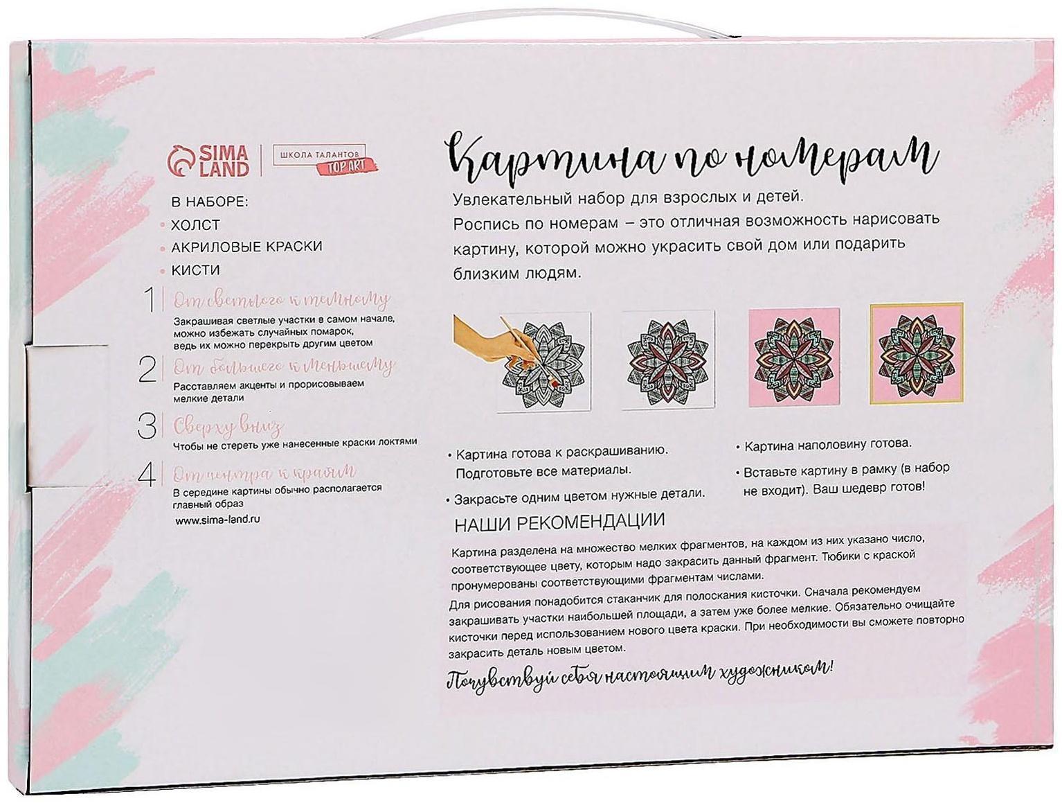 Картина по номерам на холсте с подрамником «Сиамский котёнок» 20х30 см