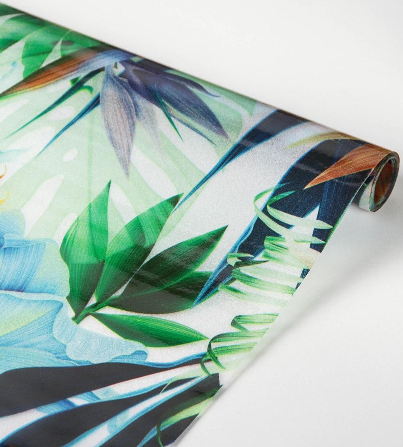 Витражная плёнка «Тропики», 45×200 см