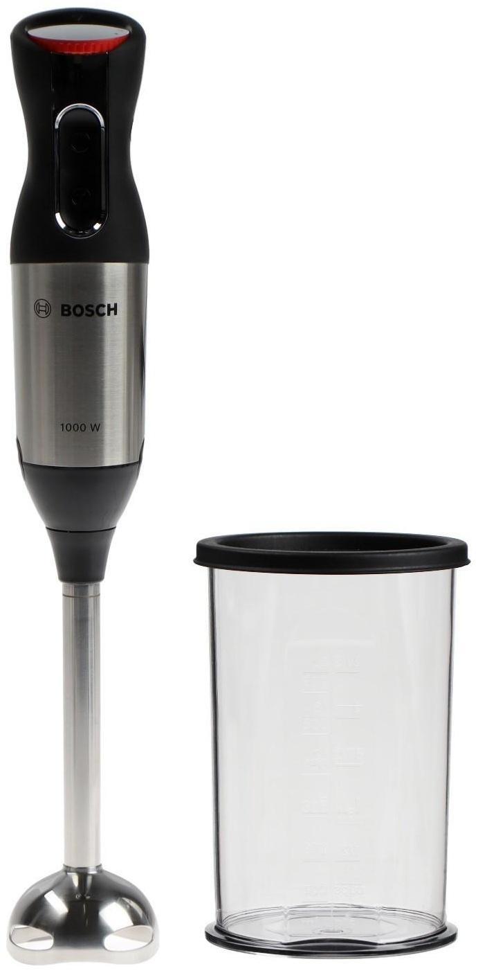 Блендер Bosch MS 62 M 6110, погружной, 1000 Вт, 0.6 л, 12 скоростей, режим турбо, чёрный