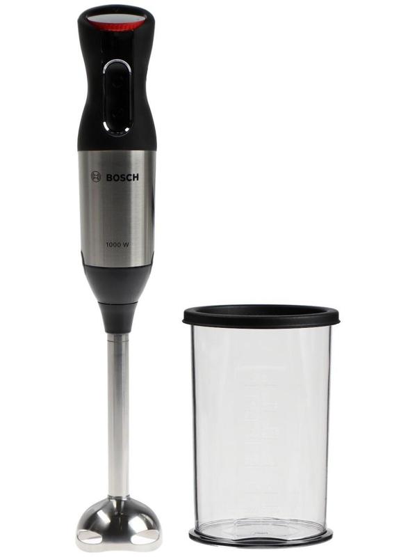 Блендер Bosch MS 62 M 6110, погружной, 1000 Вт, 0.6 л, 12 скоростей, режим турбо, чёрный