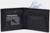 Портмоне без застёжки, для купюр, для карт, для монет, цвет чёрный