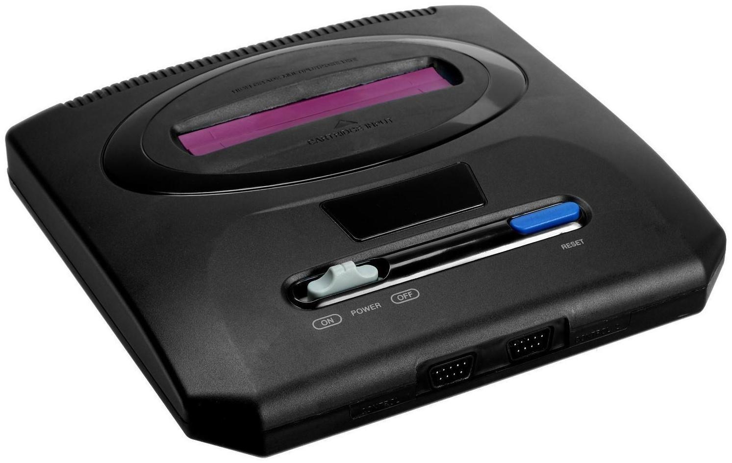 Игровая приставка LuazON Man Game-4, 16 бит, в комплекте два джойстика, 70 игр, чёрная