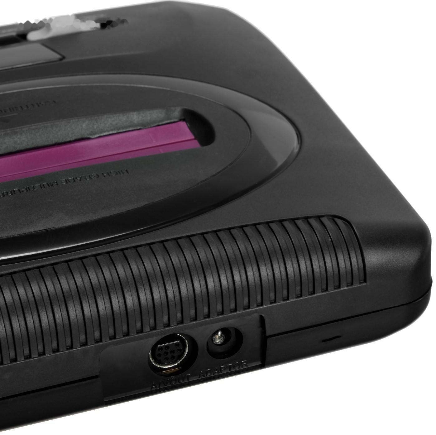 Игровая приставка LuazON Man Game-4, 16 бит, в комплекте два джойстика, 70 игр, чёрная