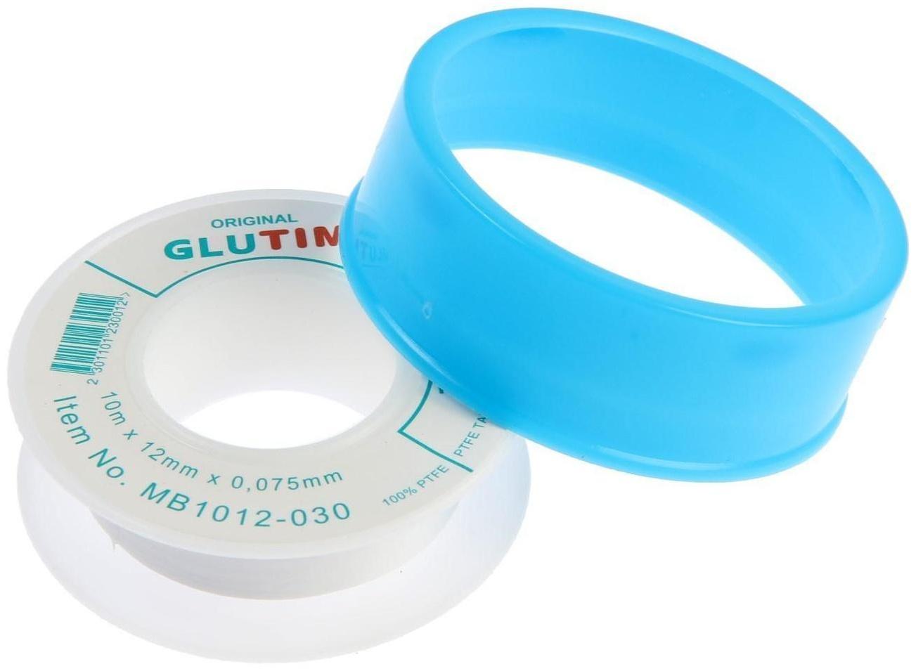 Лента ФУМ TIM MB1012-030, для воды, 12 мм х 0,075 мм х 10 м