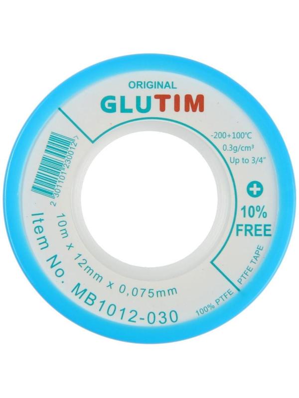 Лента ФУМ TIM MB1012-030, для воды, 12 мм х 0,075 мм х 10 м