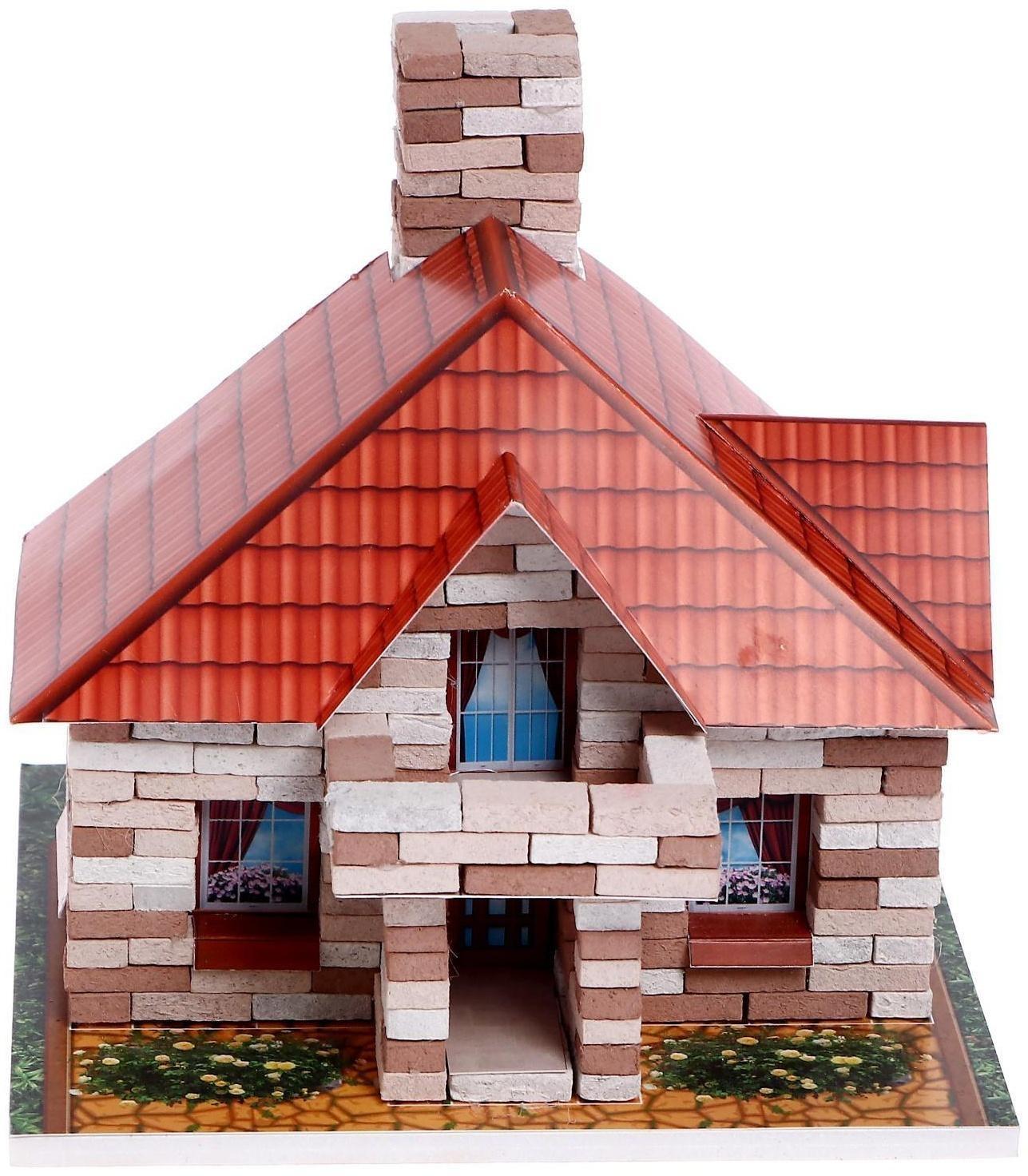 Конструктор из кирпичиков «Домик», 381 деталь