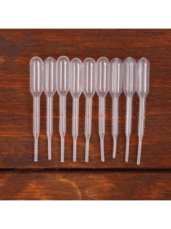 Пипетка 0,2 мл, для опытов и творчества, набор 10 шт.