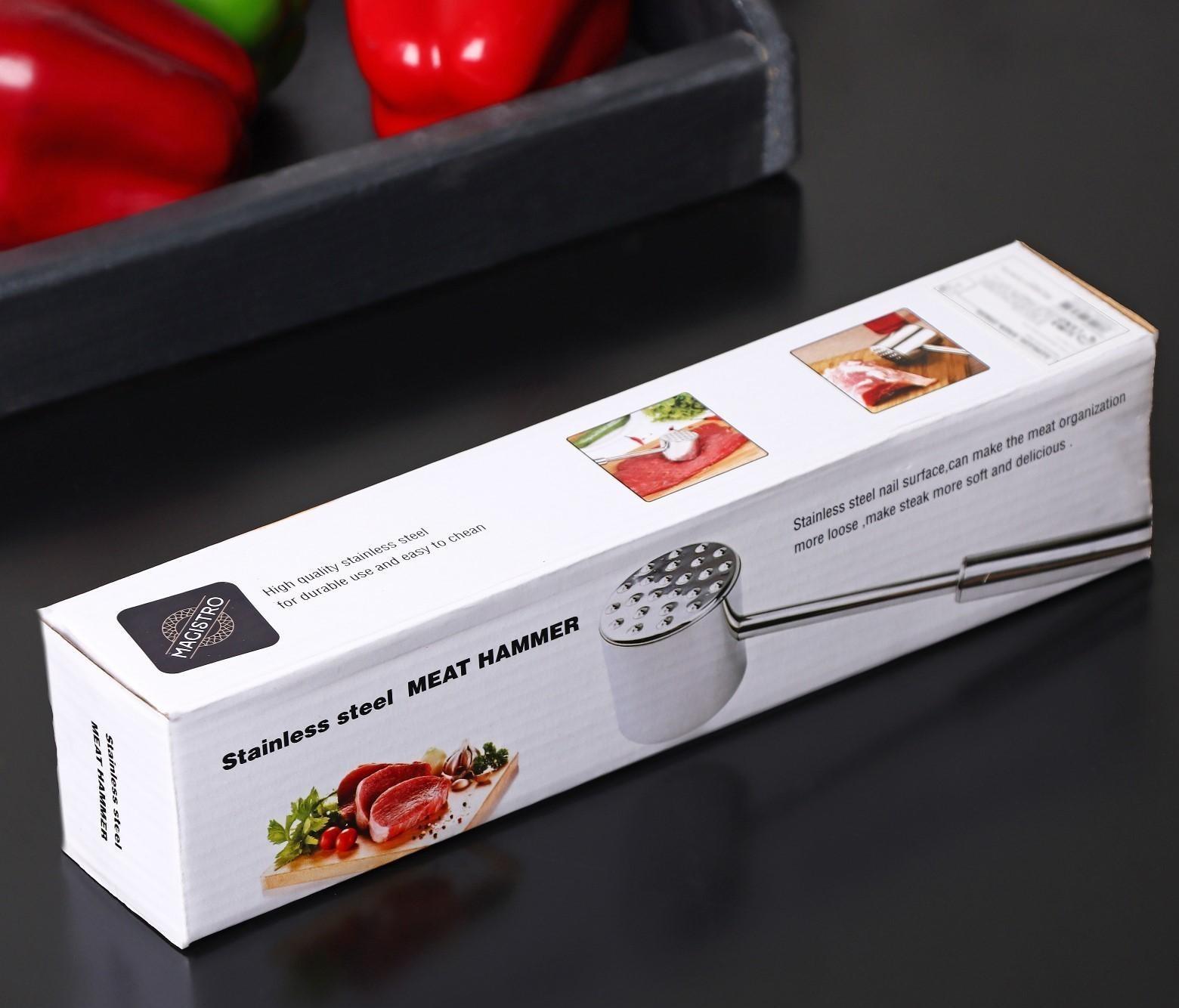 Молоток для мяса Steel, 26,5 см, нержавеющая сталь