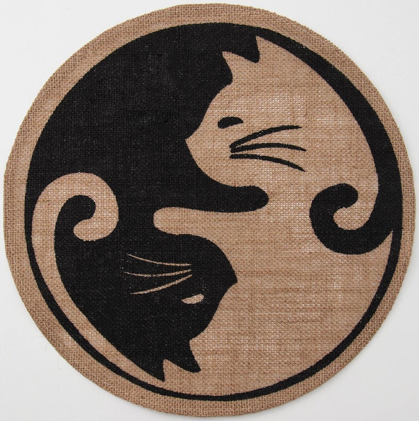 Салфетка сервировочная «Инь и ян», 38×38 см