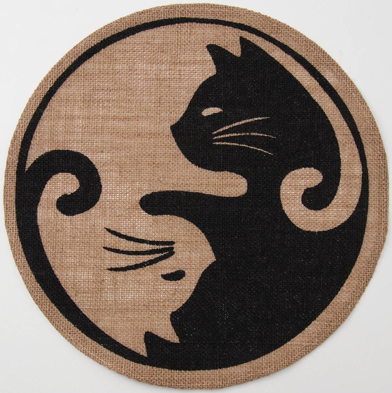 Салфетка сервировочная «Инь и ян», 38×38 см