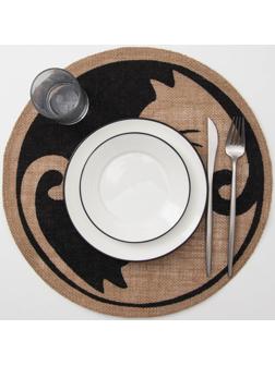 Салфетка сервировочная «Инь и ян», 38×38 см