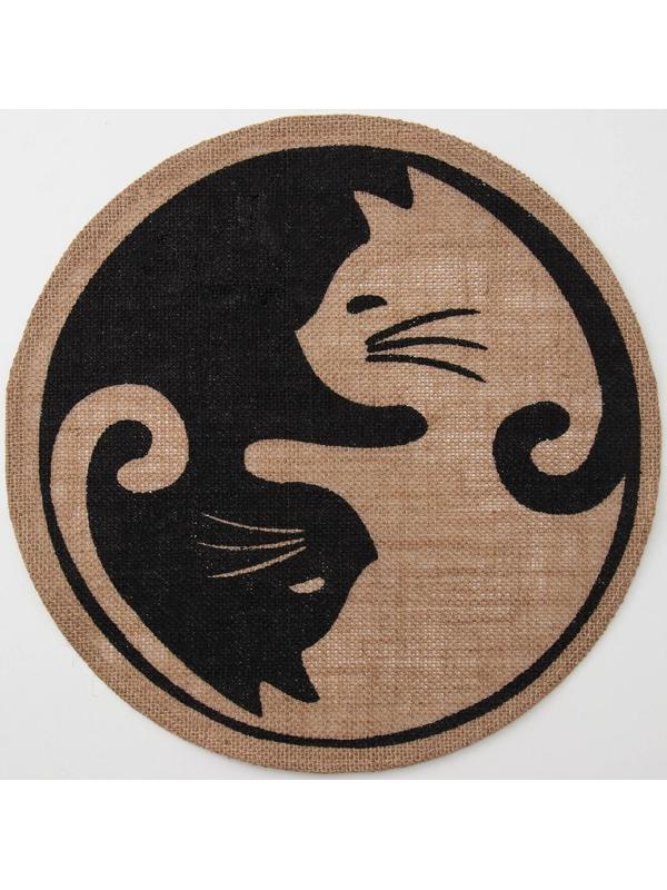 Салфетка сервировочная «Инь и ян», 38×38 см