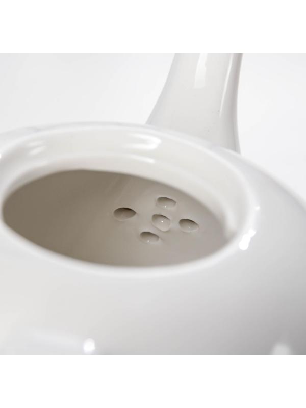 Чайник керамический заварочный «Классика», 500 мл, цвет белый