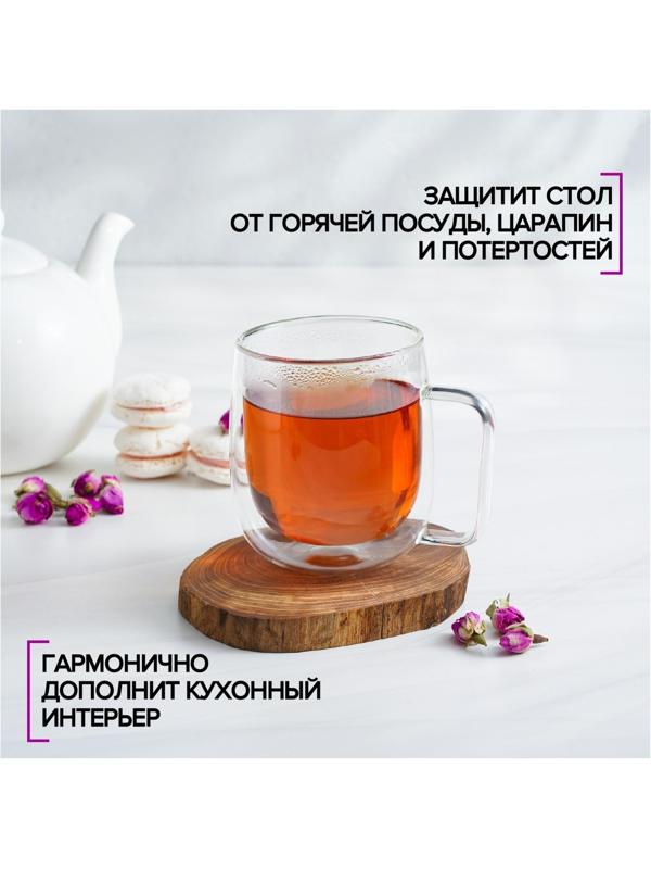 Подставка под горячее Magistro, из натурального вяза, микс