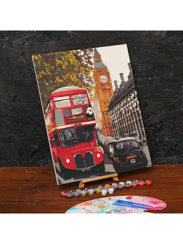 Картина по номерам на холсте с подрамником «Лондон» 40х50 см