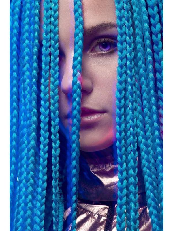 Косы для афрорезинок, 60 см, 15 прядей (CE), цвет светло-рыжий(#27)