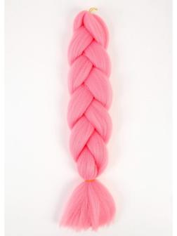 ZUMBA Канекалон однотонный, гофрированный, 60 см, 100 гр, цвет розовый(#AY15)