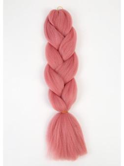 ZUMBA Канекалон однотонный, гофрированный, 60 см, 100 гр, цвет пудровый розовый(#AY17)