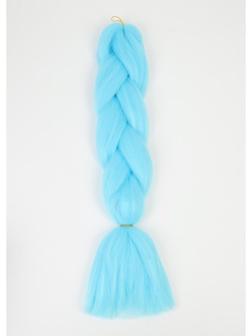 ZUMBA Канекалон однотонный, гофрированный, 60 см, 100 гр, цвет ярко-голубой(#AY31)