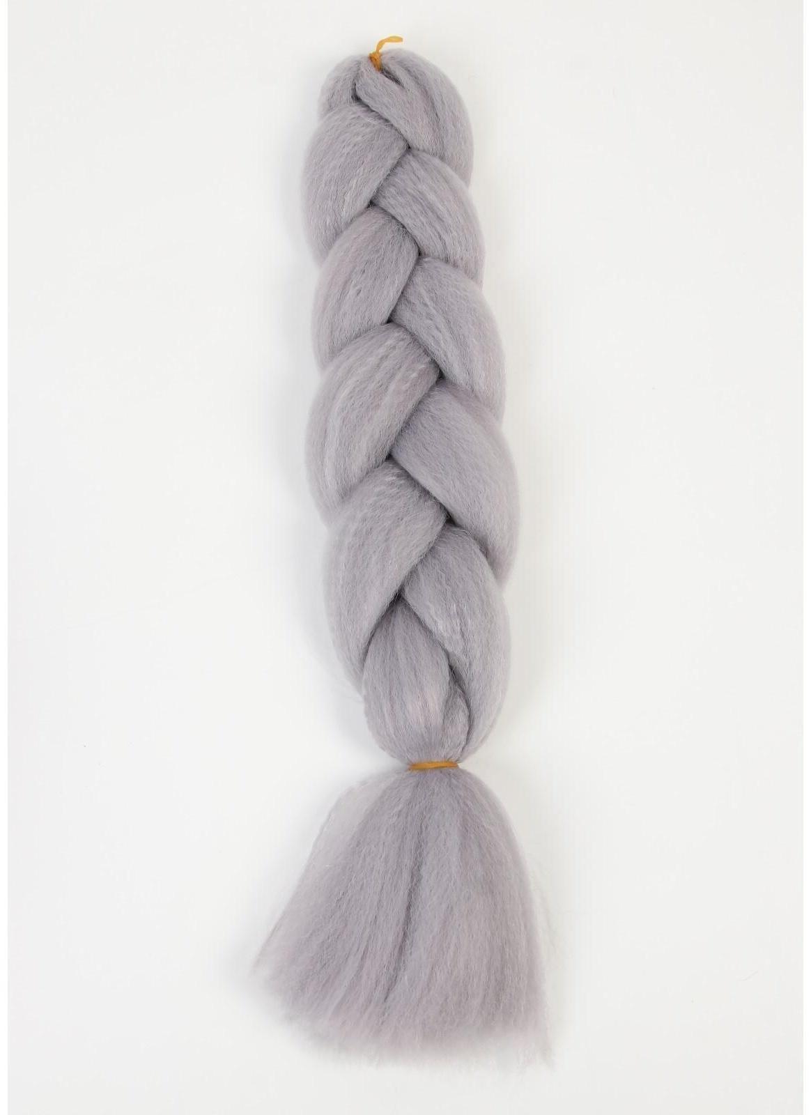 ZUMBA Канекалон однотонный, гофрированный, 60 см, 100 гр, цвет пепельный(#AY39)