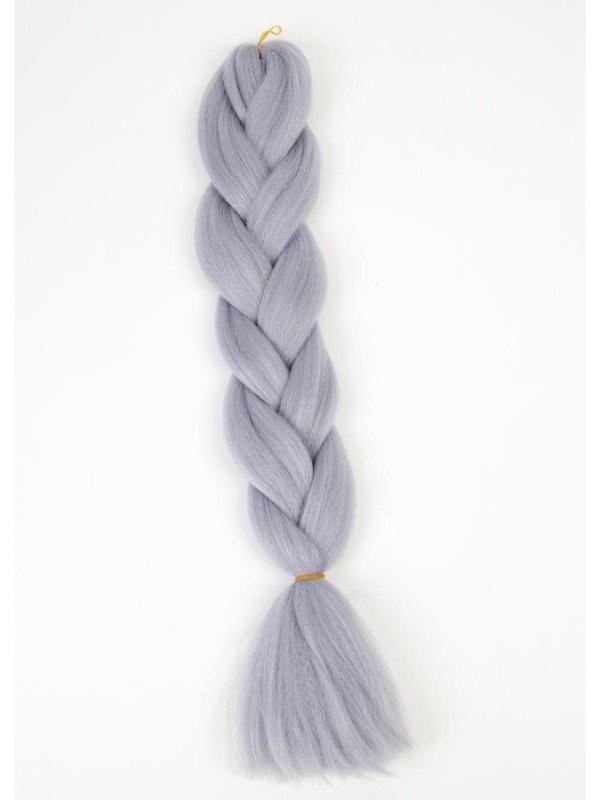 ZUMBA Канекалон однотонный, гофрированный, 60 см, 100 гр, цвет серый(#AY40)