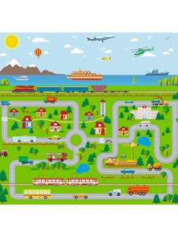 Фотообои «Веселый город», 210 х 200 см, 130 г/м