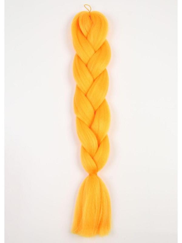 ZUMBA Канекалон однотонный, гофрированный, 60 см, 100 гр, цвет жёлтый(#AY20)