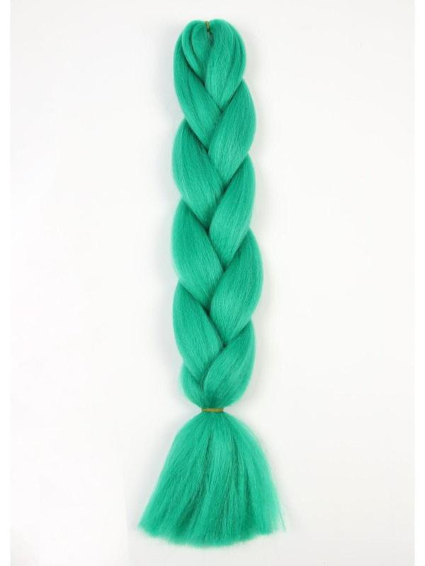 ZUMBA Канекалон однотонный, гофрированный, 60 см, 100 гр, цвет бирюзовый(#AY24)