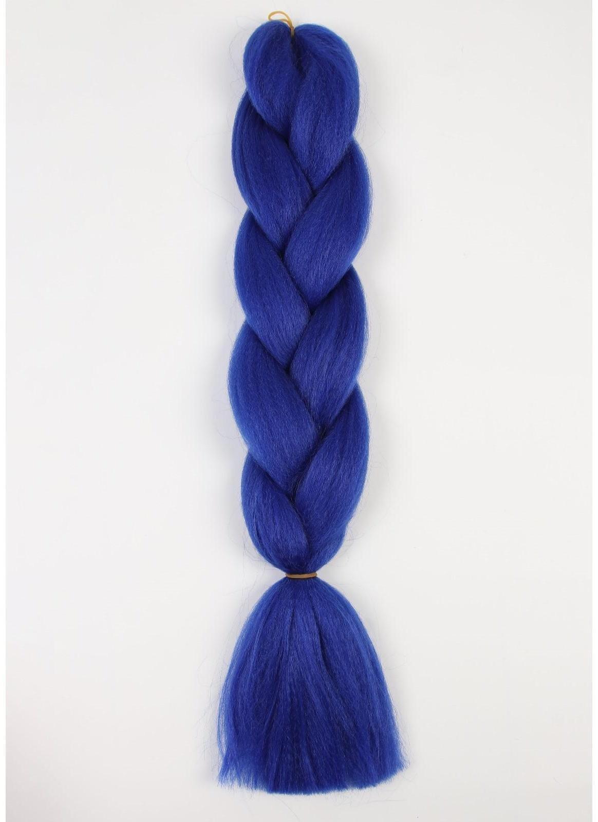 ZUMBA Канекалон однотонный, гофрированный, 60 см, 100 гр, цвет синий(#AY29)