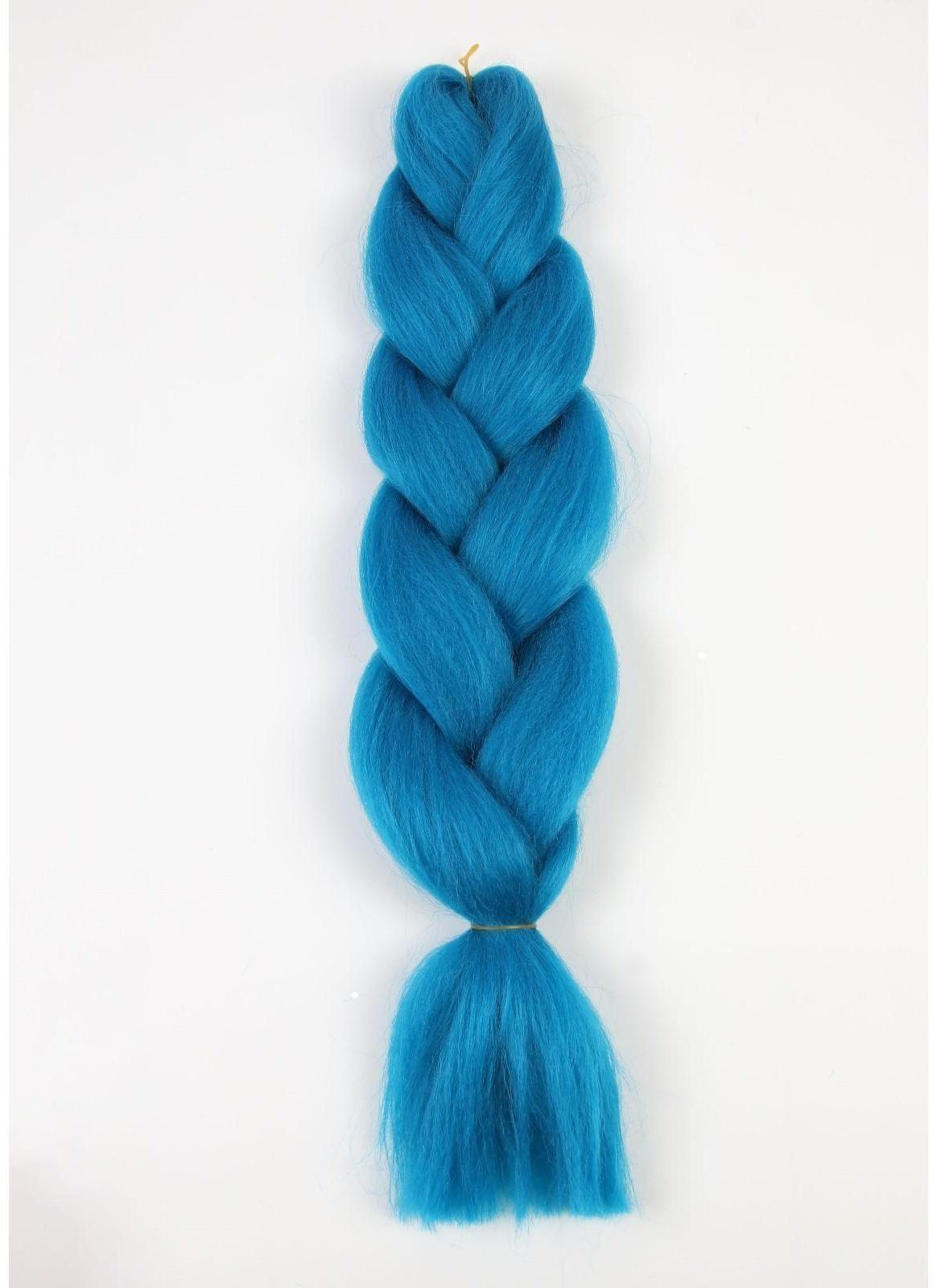 ZUMBA Канекалон однотонный, гофрированный, 60 см, 100 гр, цвет светло-синий(#AY30)