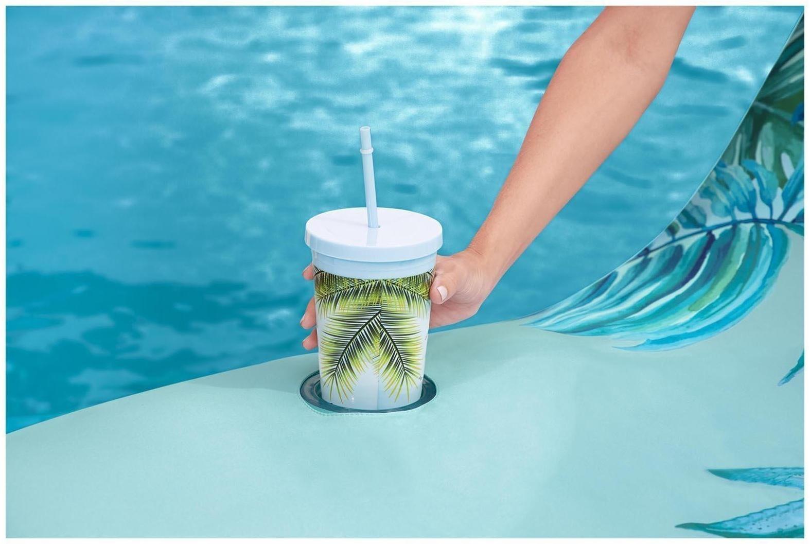 Матрас для плавания «Люкс», 176 x 107 см, с тканевым покрытием 43402 Bestway