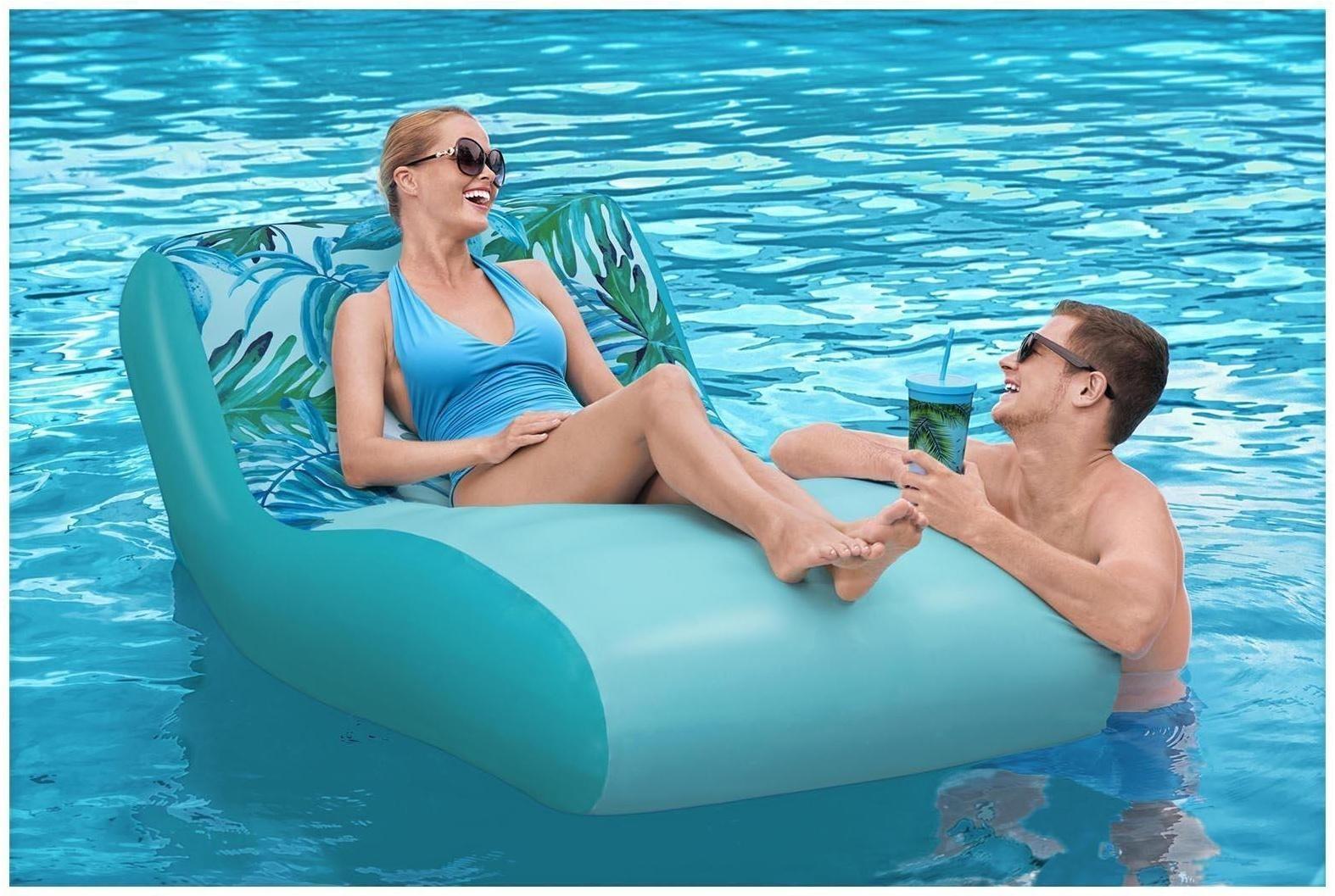 Матрас для плавания «Люкс», 176 x 107 см, с тканевым покрытием 43402 Bestway