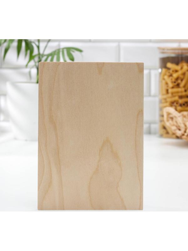 Доска разделочная деревянная «Правила папы», 22,5×16×0,6 см