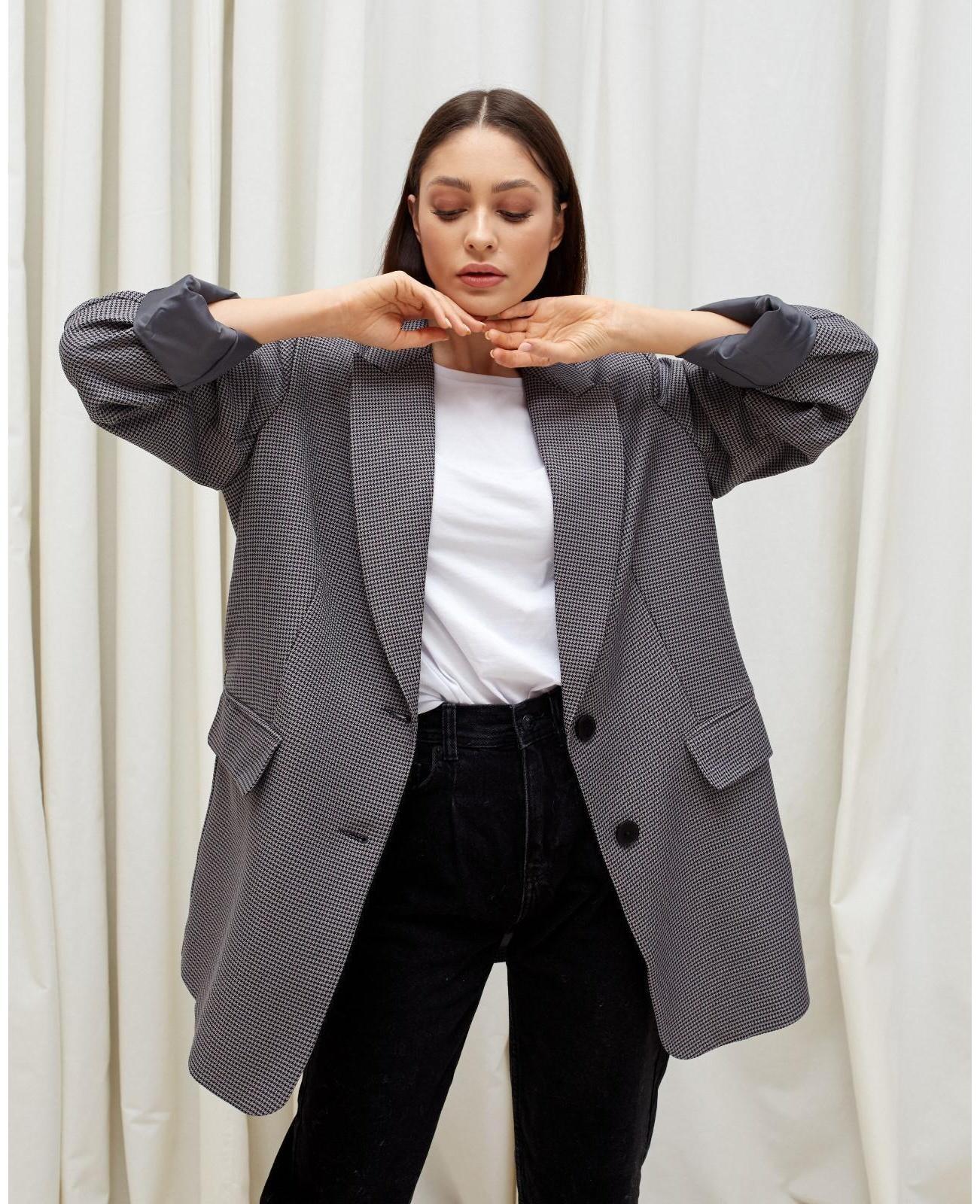 Пиджак женский MIST, one size, серый