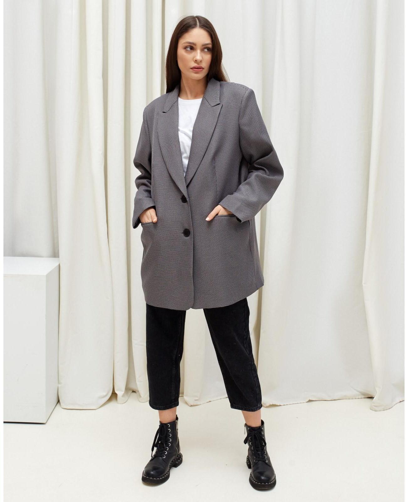 Пиджак женский MIST, one size, серый