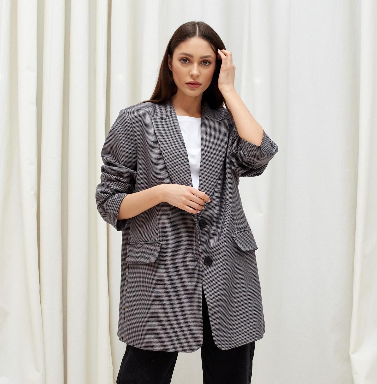 Пиджак женский MIST, one size, серый