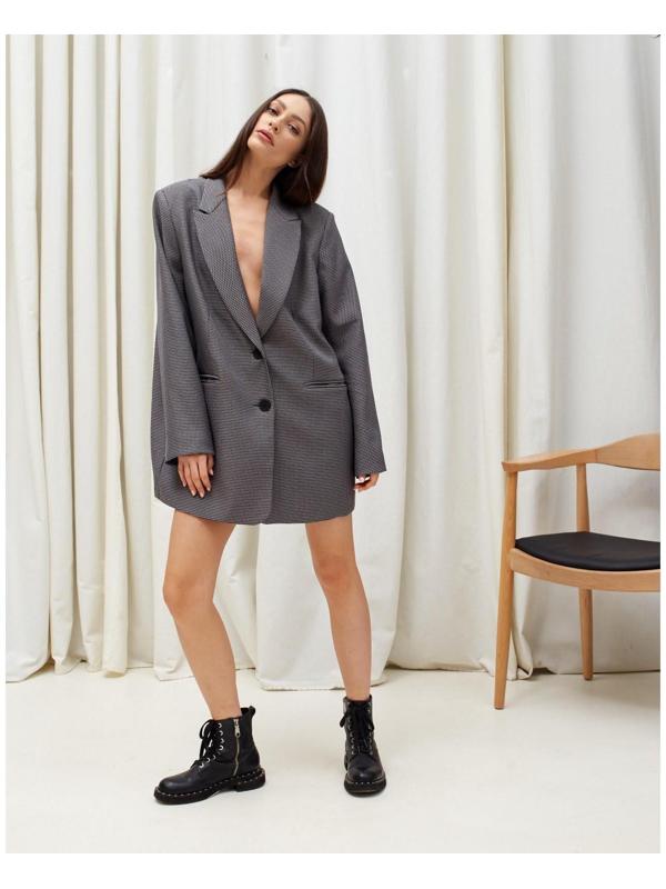 Пиджак женский MIST, one size, серый