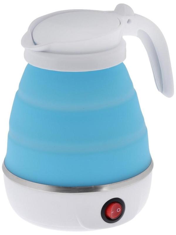 Чайник электрический LuazON LSK-1812, пластик, 0.6 л, 600 Вт, дорожный, белый