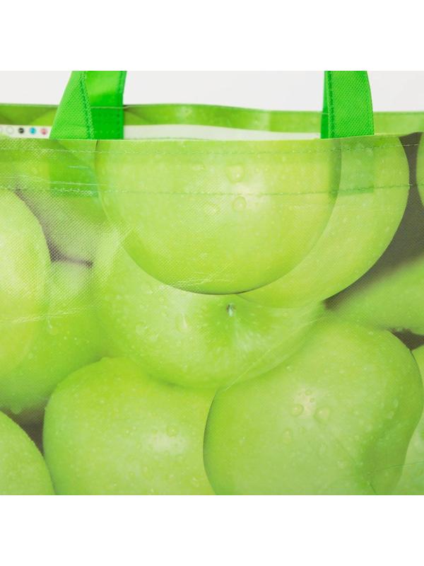 Сумка хозяйственная без молнии, цвет зелёный