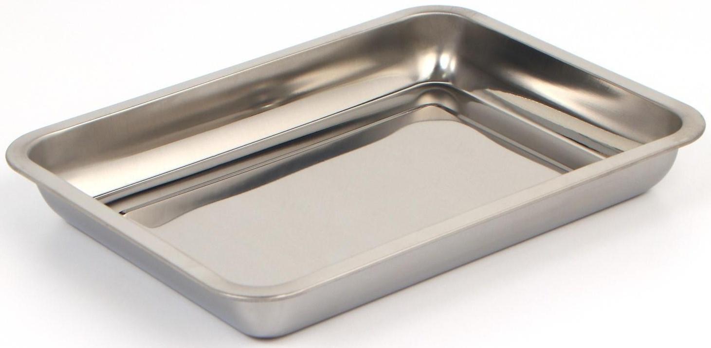 Противень глубокий, 36×27×4,8 см, цвет хромированный