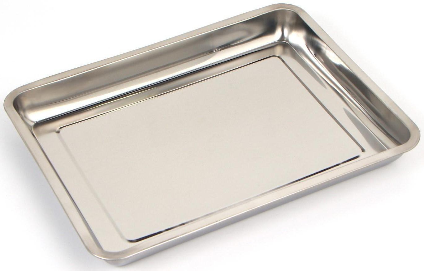 Противень глубокий, 45×35×4,8 см, цвет хромированный