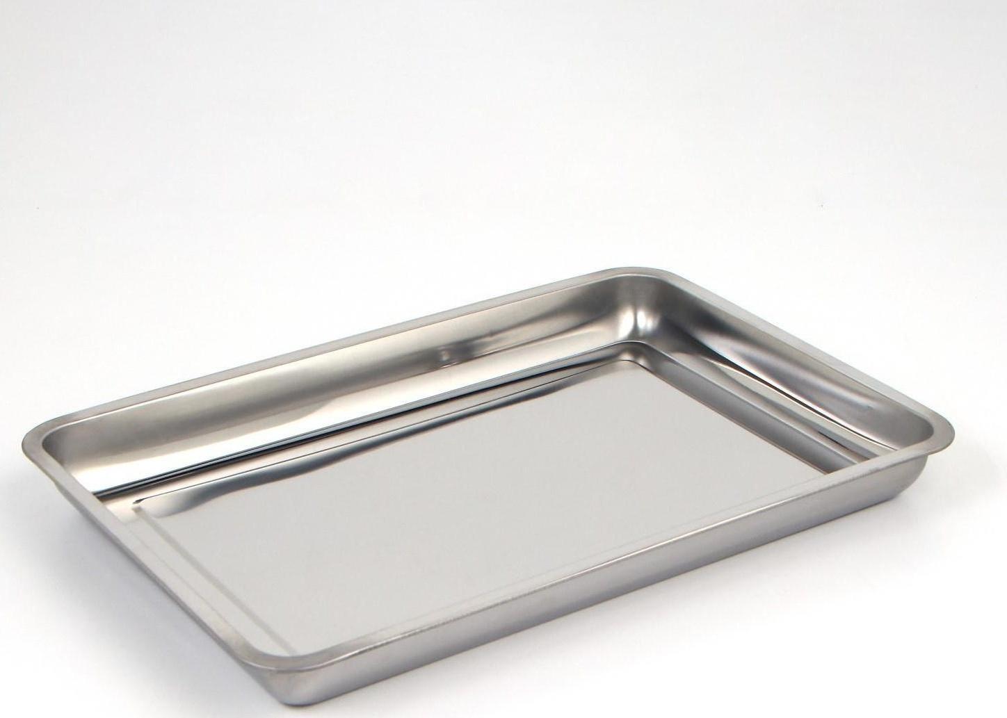 Противень глубокий, 50×35×4,8 см, цвет хромированный